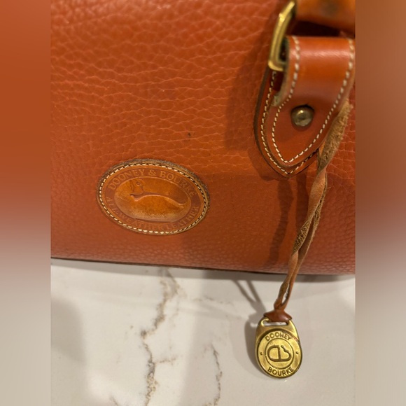 Dooney & Bourke Terracotta Leather Vintage Satchel - Picture 2 of 6